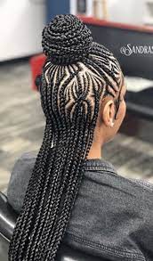 Cornrow braided hairstyles require a unique ability to braid hair close to the scalp to create cool designs and beautiful styles. Follow Me For More Poppin Pins Pinterest Nanathedoll Braided Hairstyles African Braids Hairstyles Braided Hairstyles For Black Women