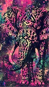 zentangle elephants hd phone wallpaper