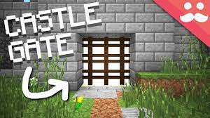how to make a castle gate in minecraft