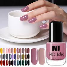 nee jolie nail polish coffee gray red