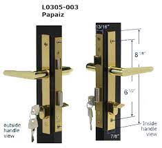 L0305 Patio Glass Door Locks