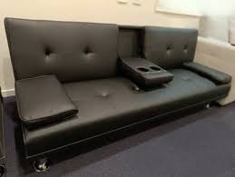 quality faux leather sofa bed