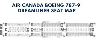boeing 787 9 dreamliner seat map with