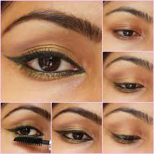 eye makeup tutorial easy golden eyes
