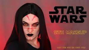 star wars sith inspired makeup and