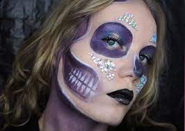 halloween makeup tutorial purple glam