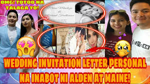 wedding invitation ni alden richard at