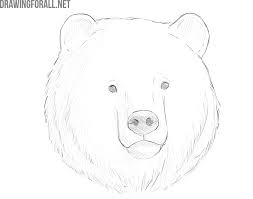 The images above represents how your finished drawing is going to look and the steps involved. How To Draw A Bear Face