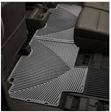 2nd row gray floor mats