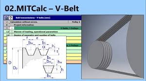 V Belt Calculation And Design Mitcalc 02