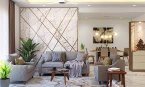 living room marble wall design ideas