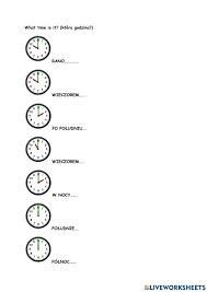 L021What time is it Part 1 worksheet