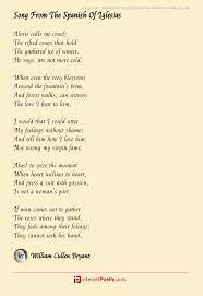 iglesias poem by william cullen bryant