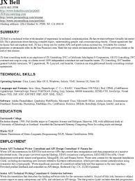 Technical Writing Resume Objective Lovely Object In Resume     mbta online