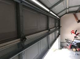 garage door sagging in the middle here