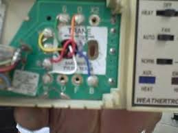 From what i've read, i think the original installer didn't have enough wire and reused colors. Air Conditioning Repair Tips How To Change A Heat Pump Thermostat Youtube