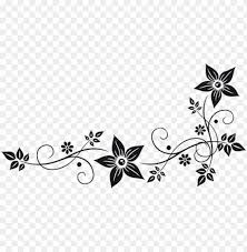 Free Png Vector Graphics Flower Border