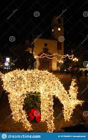 Led Christmas Reindeer Fuengirola Spain Editorial Stock