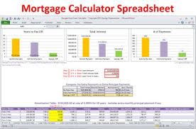 Excel Mortgage Calculator Home Loan Calculator Spreadsheet Etsy