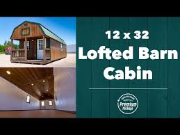 12x32 lofted barn cabin man cave with
