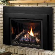 Kingsman Idv26ne2 Clean View Direct Vent Gas Fireplace Insert In In Black Natural Gas Proflame 2 Intermittent Pilot Ignition Porcelain Reflective