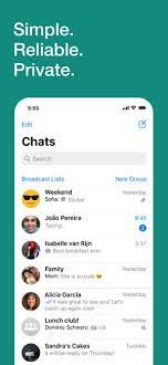 whatsapp messenger on the app