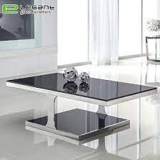 china modern square tempered glass top