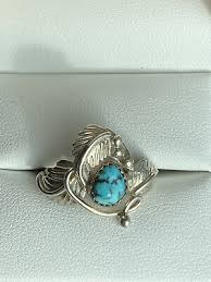 sterling silver kingman turquoise ring