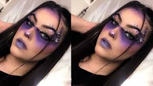 color series purple rave makeup
