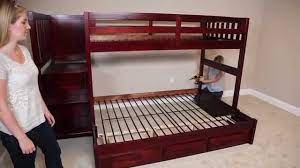 building a staircase mission bunk bed