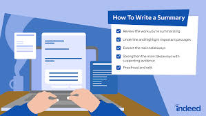 how to write a summary in 5 steps with