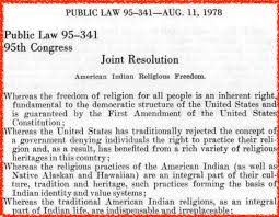 american indian religious freedom act