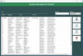 student record management system with