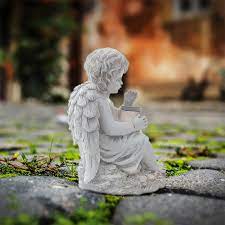 Resin Cherubs Angels Garden Figurine