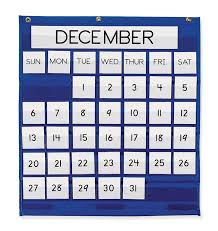 Pacon Monthly Calendar Pocket Chart Pacon Creative Products