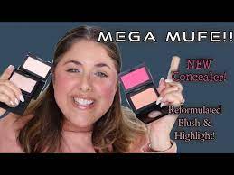 mufe new concealer blush highlighter