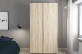 sliding wardrobe 2 door frame oak