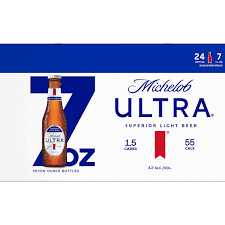 michelob ultra light beer 24 pk 7 oz