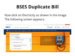 ppt bses duplicate bill powerpoint