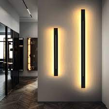 Contemporary Elongated Bar Wall Sconce