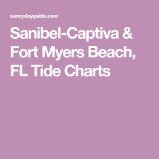 Sanibel Captiva Fort Myers Beach Fl Tide Charts Places