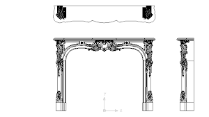 French Fireplace Dwg