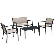vineego 4 pieces patio furniture
