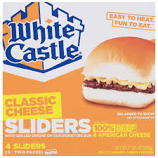 white castle clic cheese sliders
