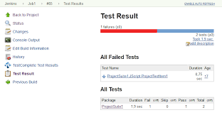 viewing testcomplete test results in