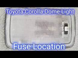 how to replace the dome light fuse on a