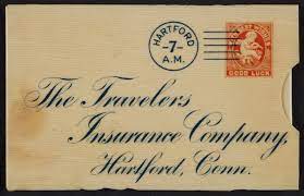 Hartford insurance started operations in 1810 as a financial company that provides services to the american military community. Trade Card For The Travelers Insurance Company Hartford Connecticut Undated Historic New England
