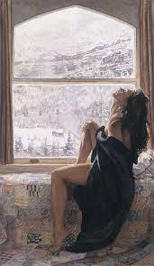 Steve Hanks - On the Warm Side of Winter - LIMITED EDITION PRINT