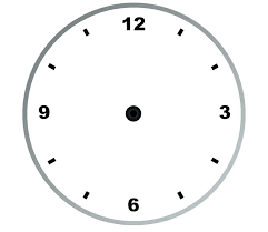 Free Printable Clock Faces Download Face Template Worksheet