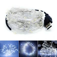 usb plug in led micro rice wire fairy